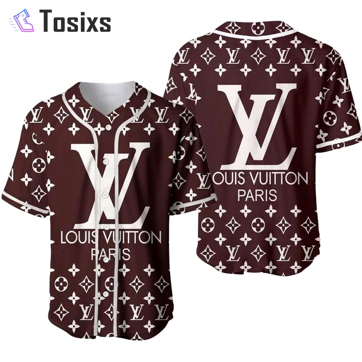 Louis vuitton paris baseball jersey shirt lv luxury clothing clothes sport for men women hot 2023 Baseball Jersey Shirt