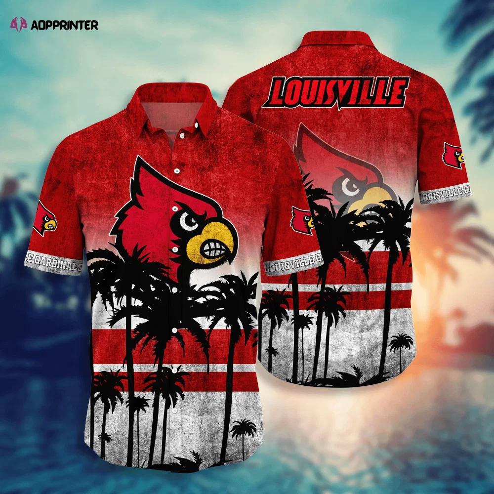 Louisville cardinals hawaii shirt short style hot trending summer na21689 Hawaii Shirt