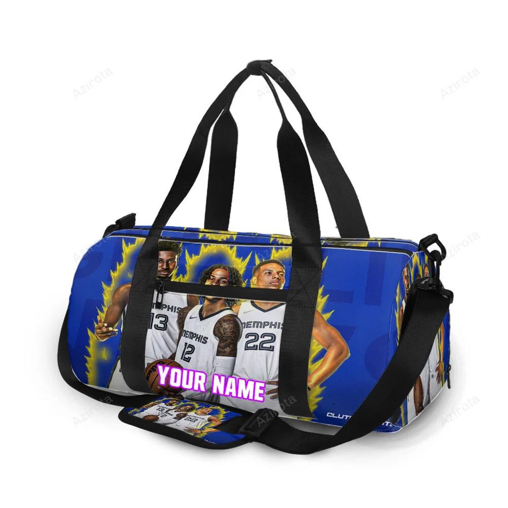 Memphis grizzlies ja morant desmond bane jaren jackson jr personalized name travel bag gym bag 1218 Travel Bag