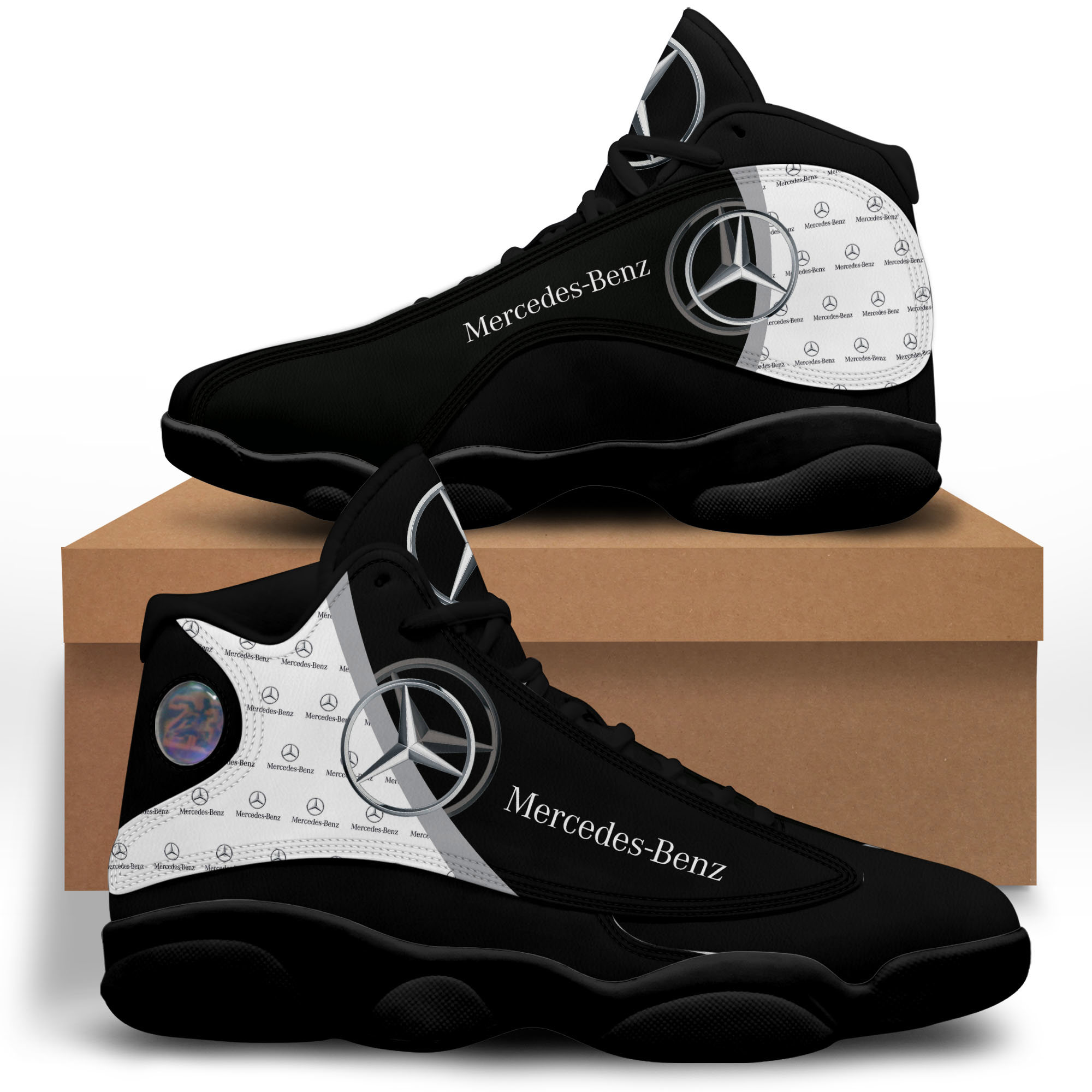Mercedes benz Air Jordan 13 Full Size Gifts For Men Women For Fans Sneakers Shoes