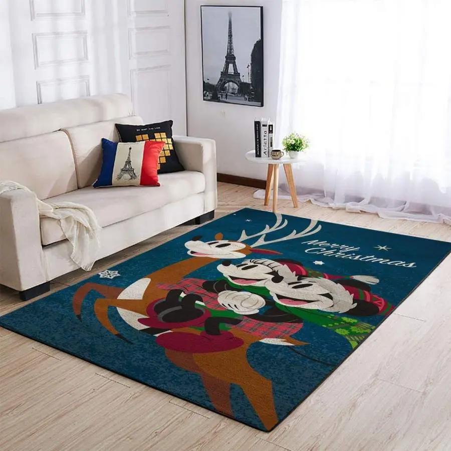 Mickey and minnie mouse disney rug living room rug home decor area rug Rectangle Rug