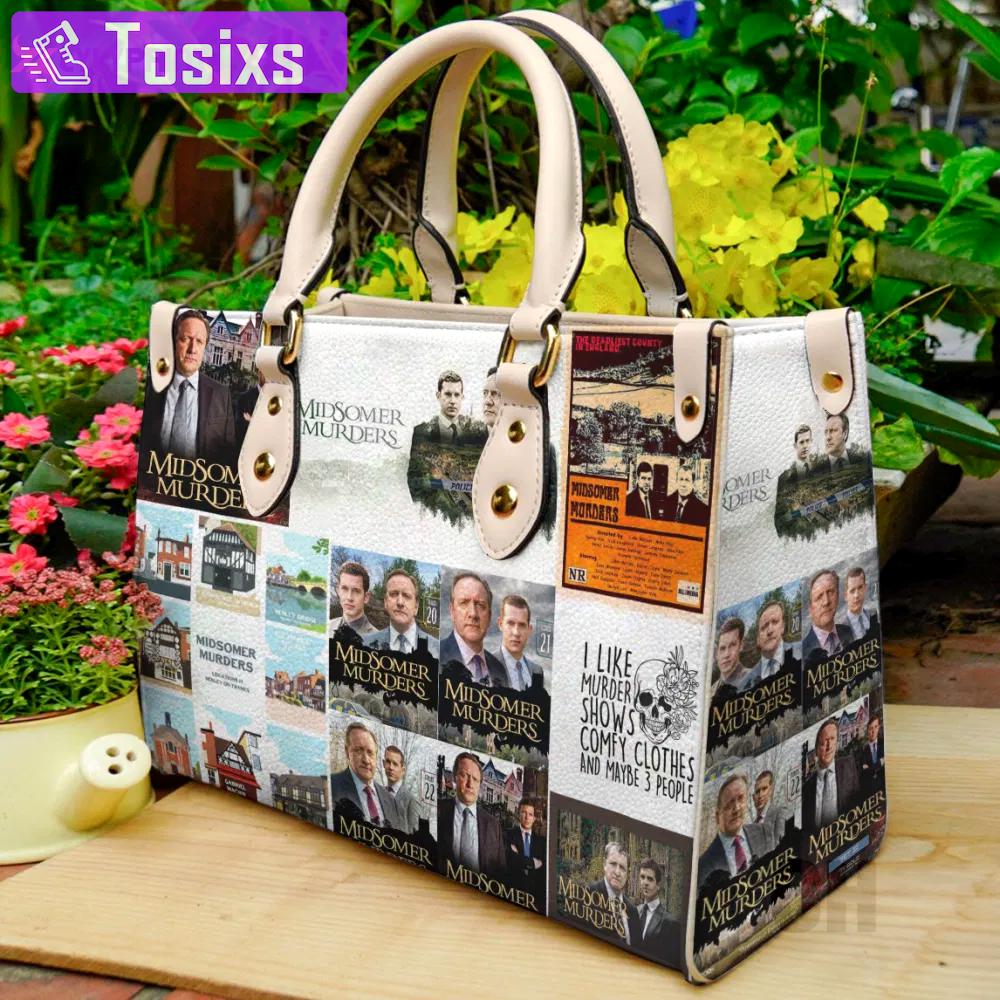 Midsomer murders leather bag for women gift 1151 Women Leather Hand Bag