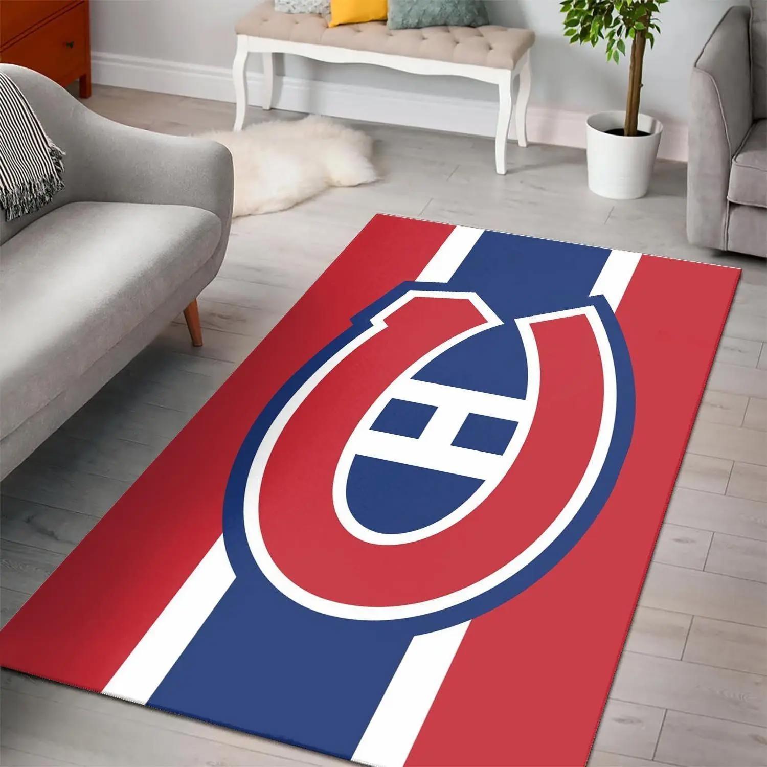 Montreal canadiens area rugs nhl hockey living room carpet team logo 2002207 Rectangle Rug