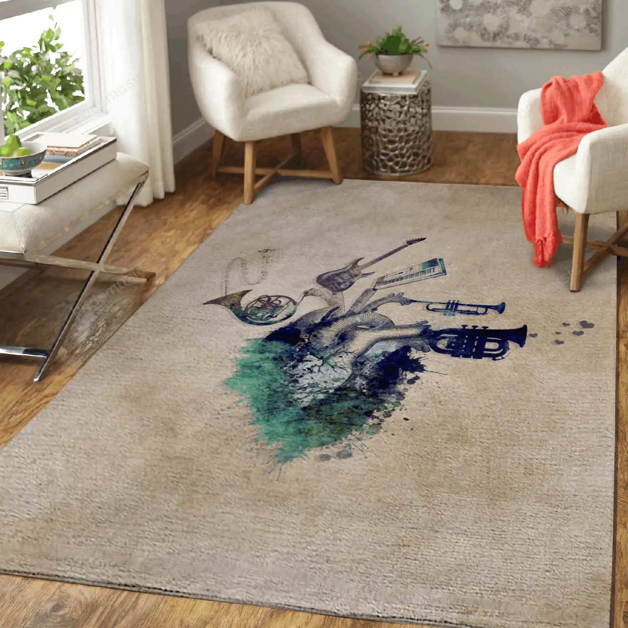Music my love music art for fans area rug living room carpet rug regtangle carpet floor decor home decor Rectangle Rug