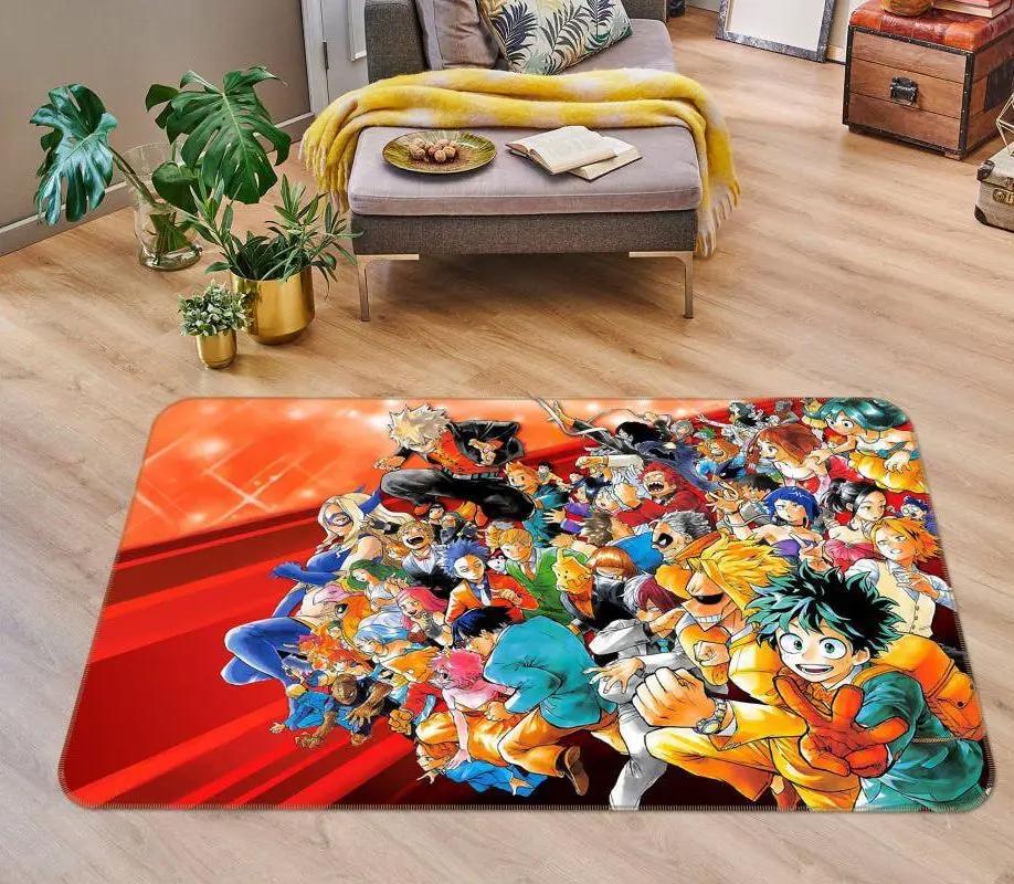 My hero academia anime 17 area rug living room and bed room rug rug regtangle carpet floor decor home decor Rectangle Rug