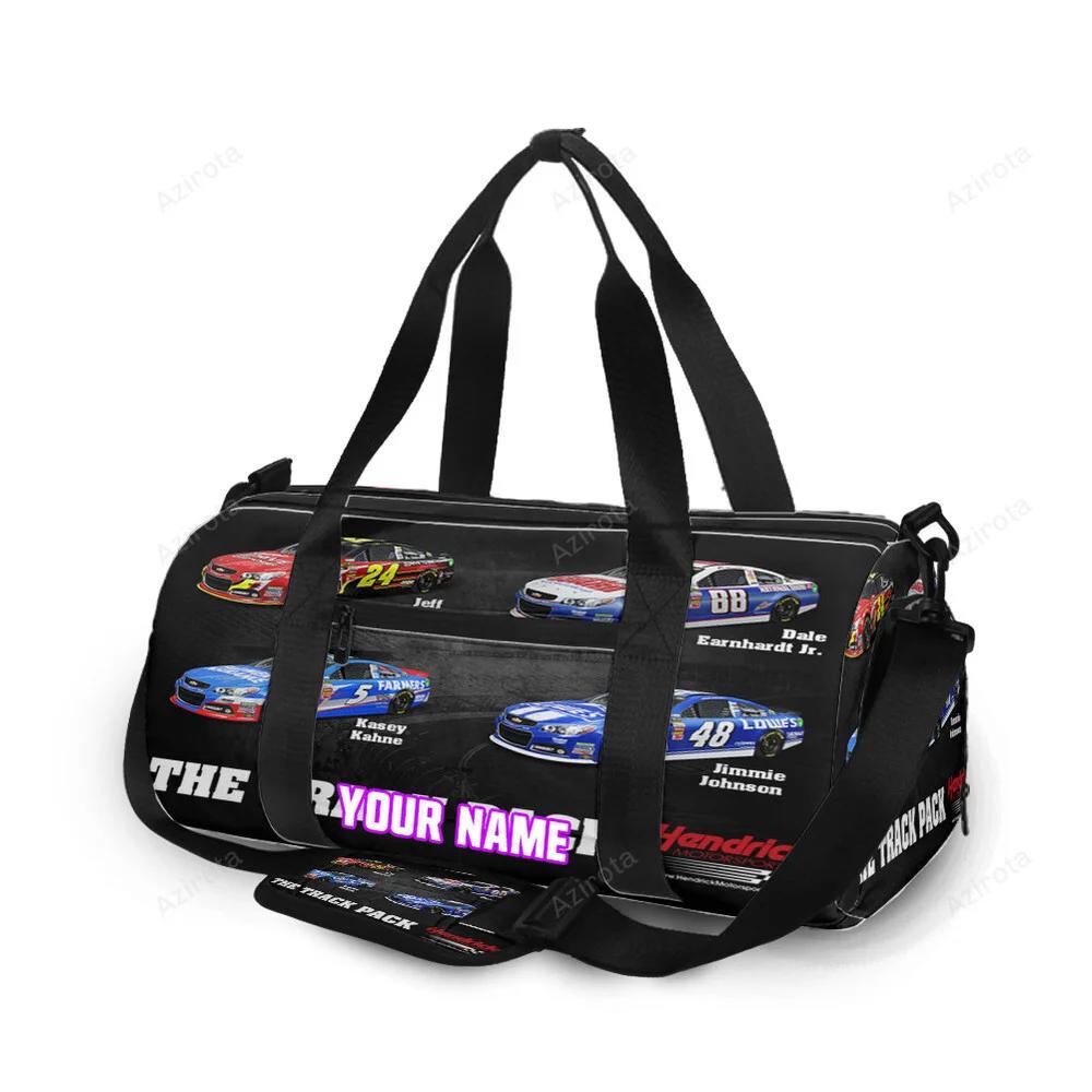 Nascar hendrick motorsports car5 personalized name travel bag gym bag 2056 Travel Bag