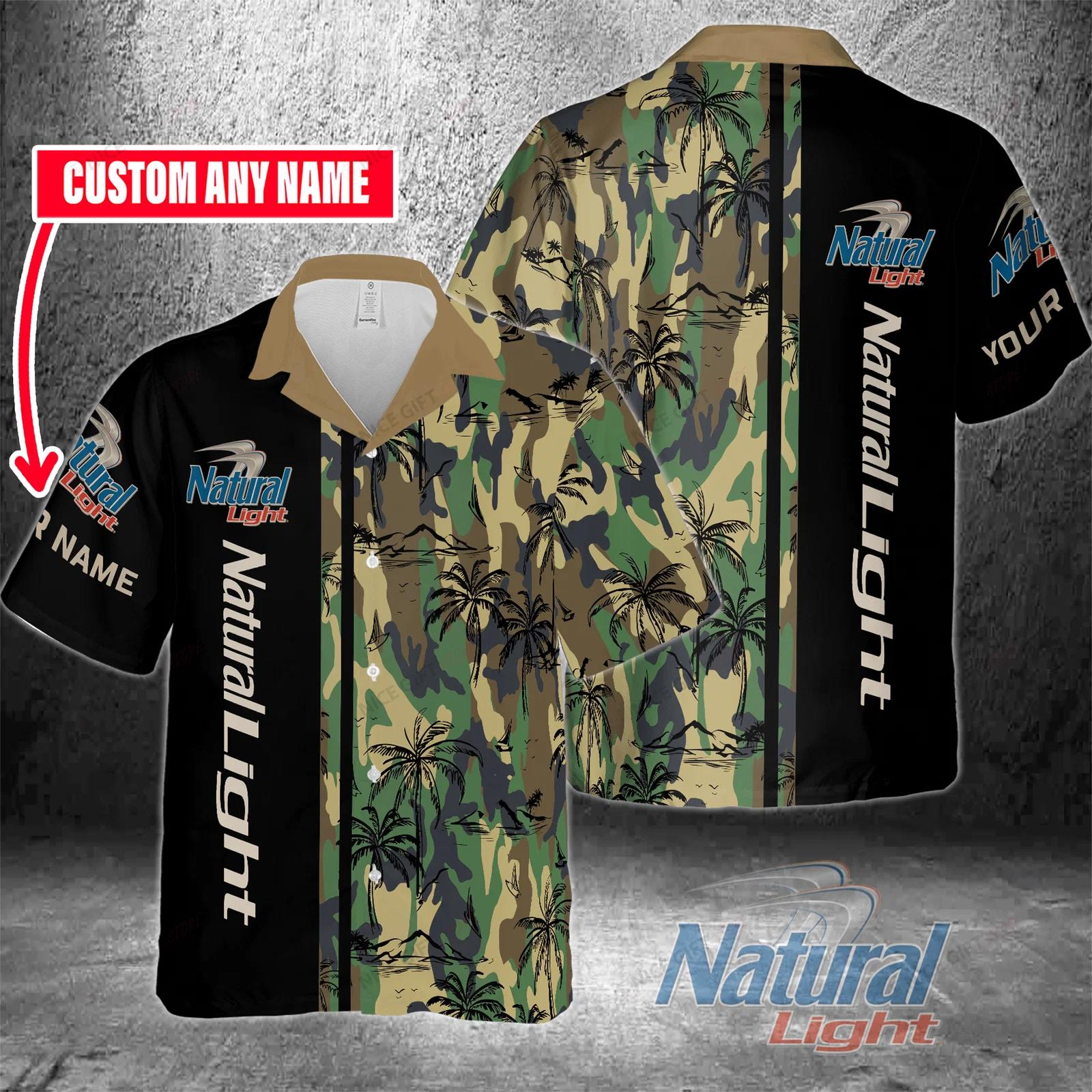 Natural light custom name hawaiian shirt for men and women Hawaii Shirt
