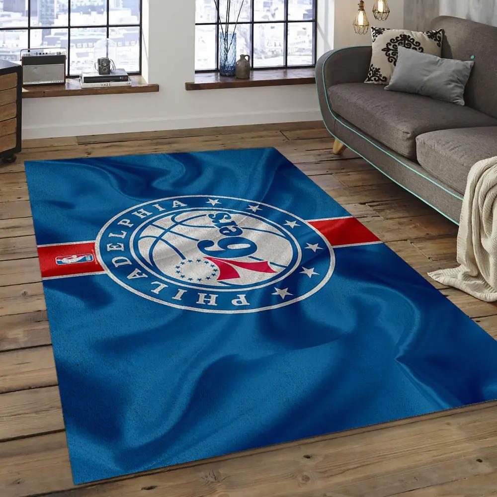 Nba charlotte hornets basketball legend team logo rectangle area ch20 Rectangle Rug