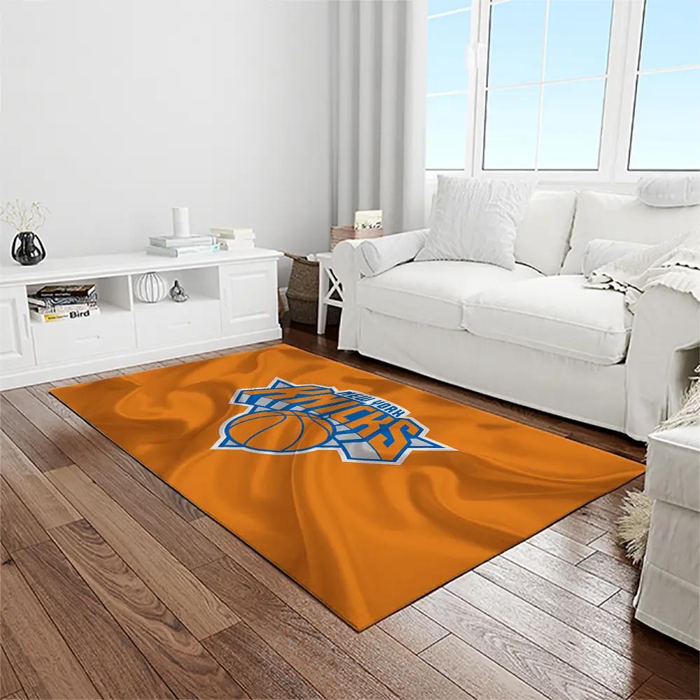 Nba new york knicks basketball team logo rectangle area rug nyk09 Rectangle Rug