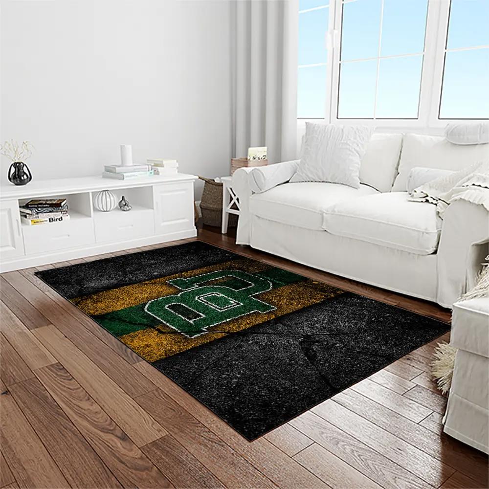 Ncaa baylor bears sport basketball and foolball team logo rectangle area rug bb45 Rectangle Rug