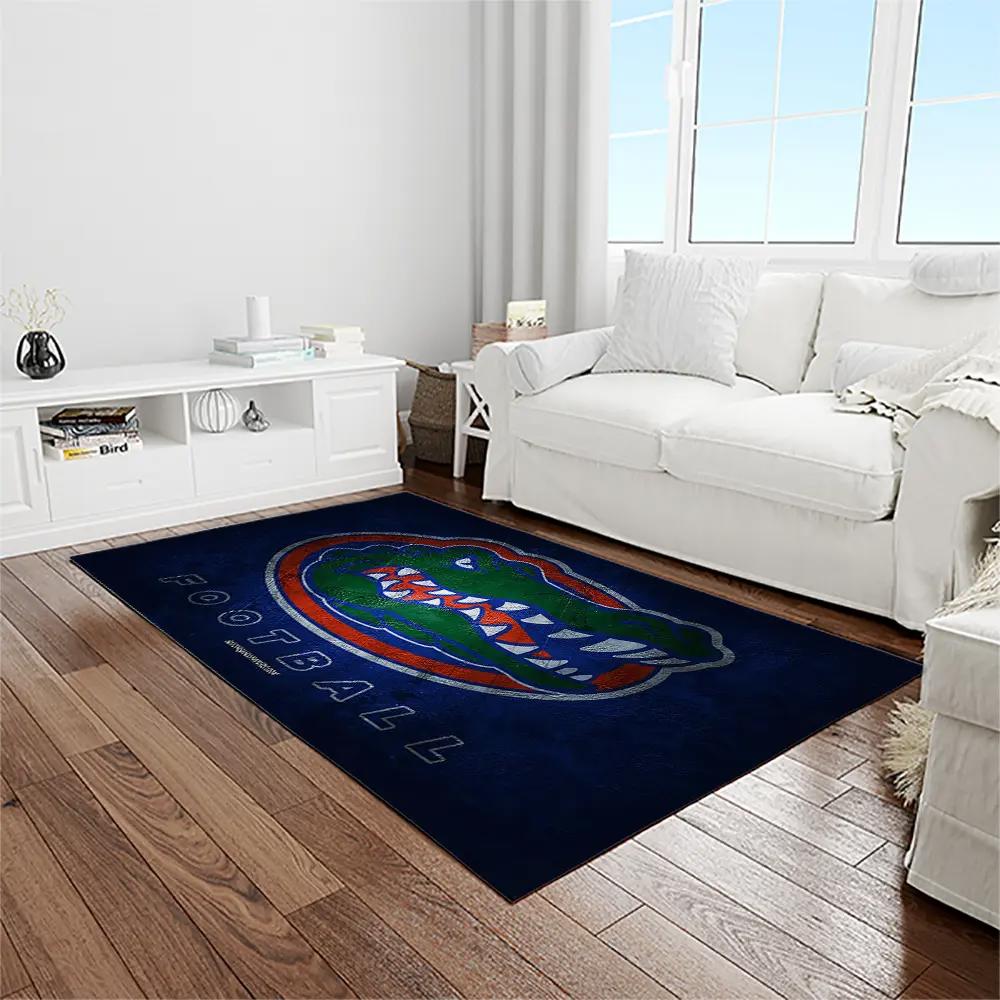 Ncaa florida gators college sport basketball and foolball team logo rectangle area rug fg02 Rectangle Rug