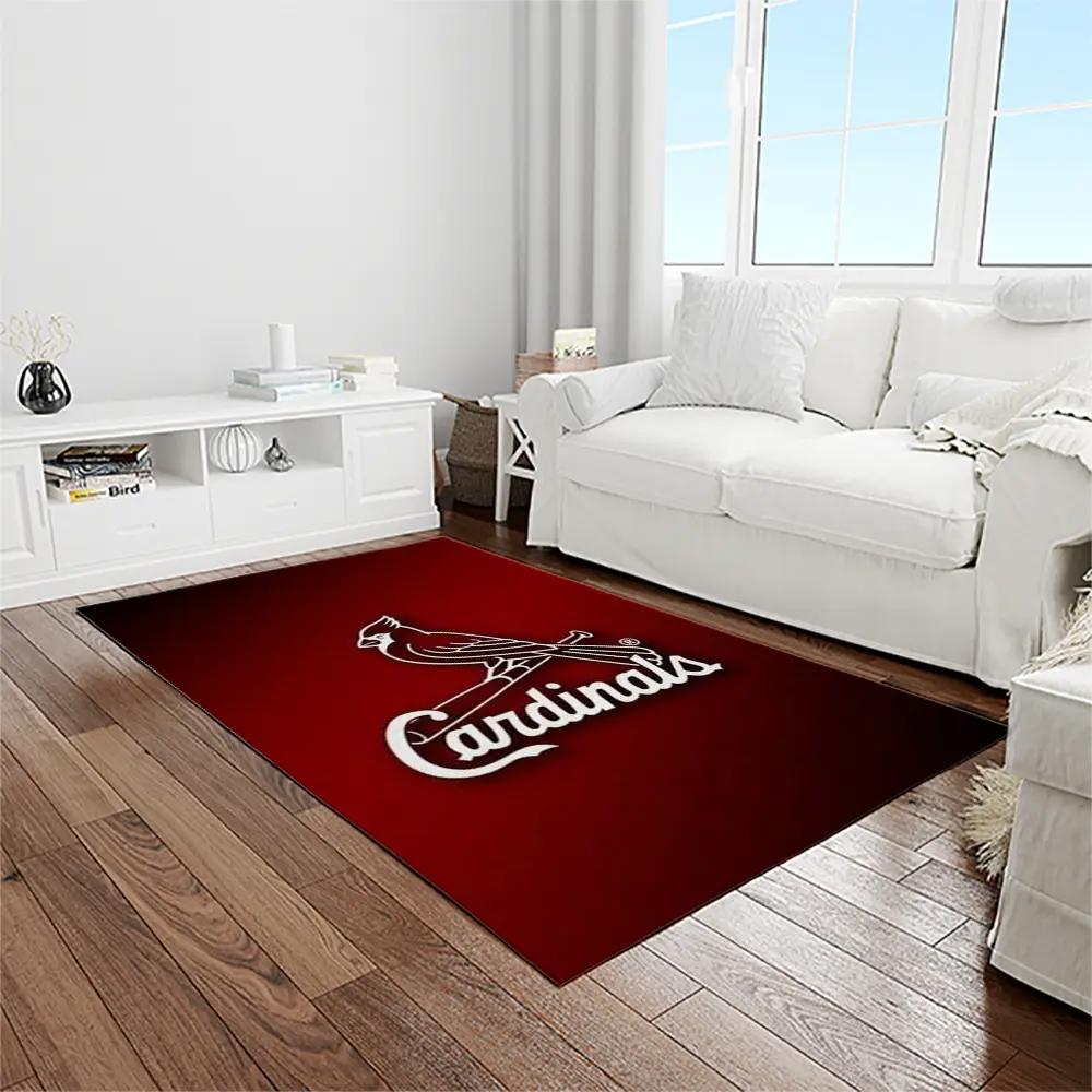 Ncaa louisville cardinals college sport basketball and foolball team logo rectangle area rug lics45 Rectangle Rug