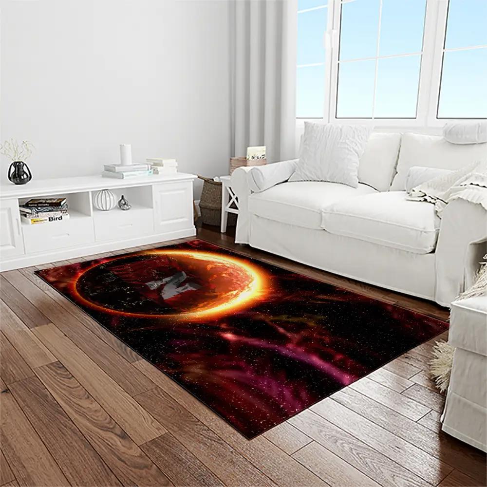 Ncaa nebraska cornhuskers college sport basketball and foolball team logo rectangle area rug ncs25 Rectangle Rug