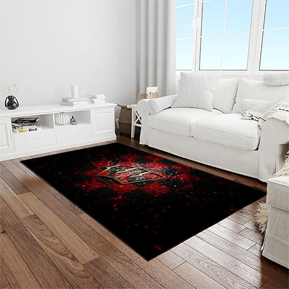 Ncaa wisconsin badgers college sport basketball and foolball team logo rectangle area rug wb20 Rectangle Rug