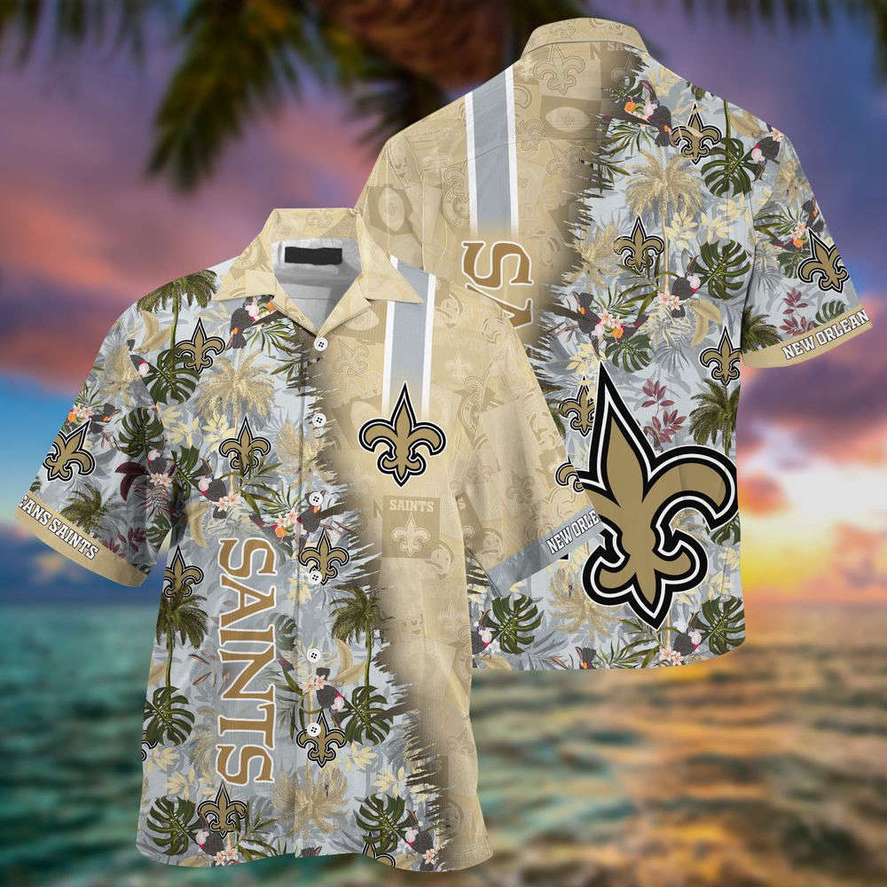 New orleans saints nfl-summer hawaii shirt and shorts for your loved ones Hawaii Shirt