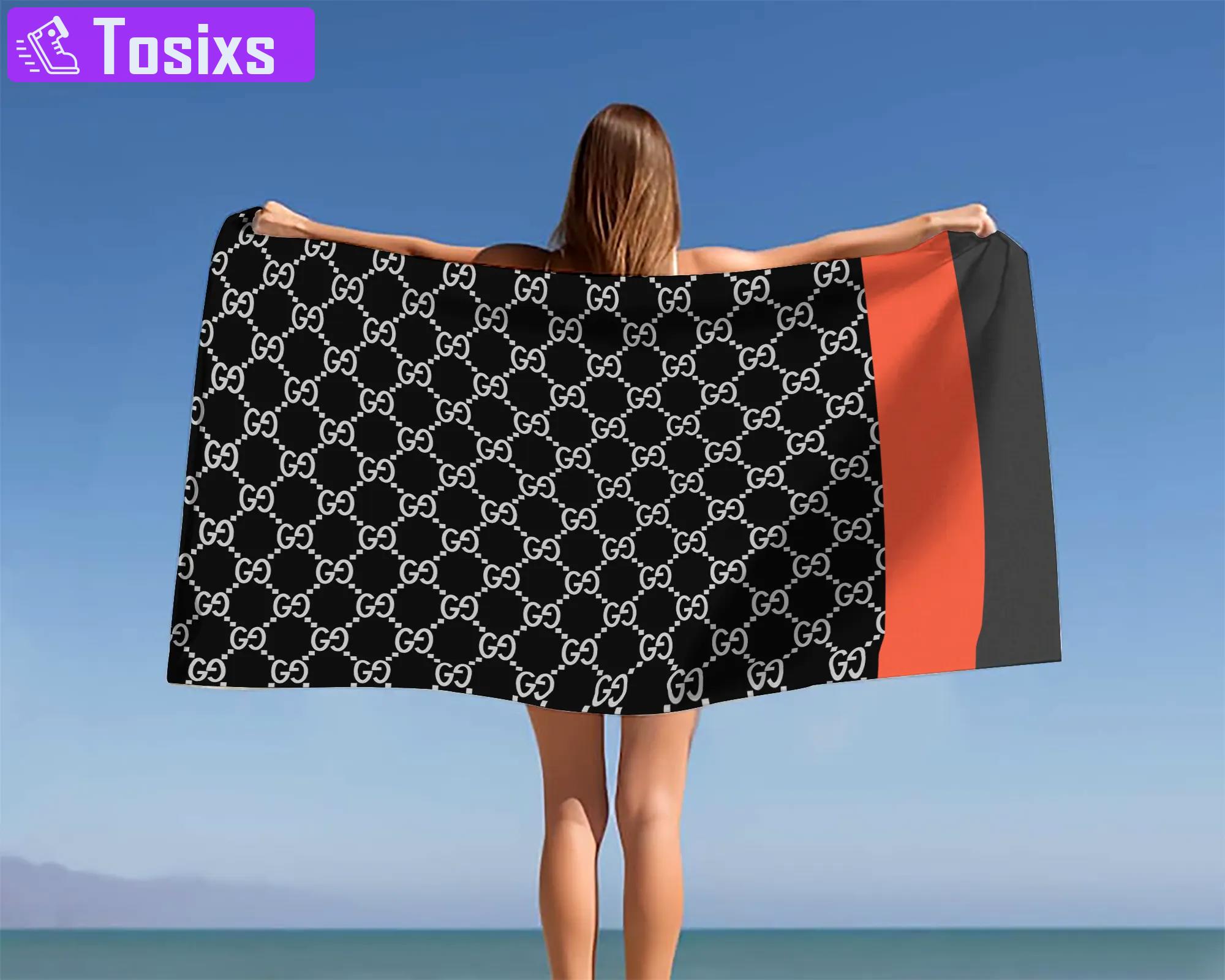 [new] premium gucci beach towel - summer 2025-2026 mrs-ryuj-gc137924