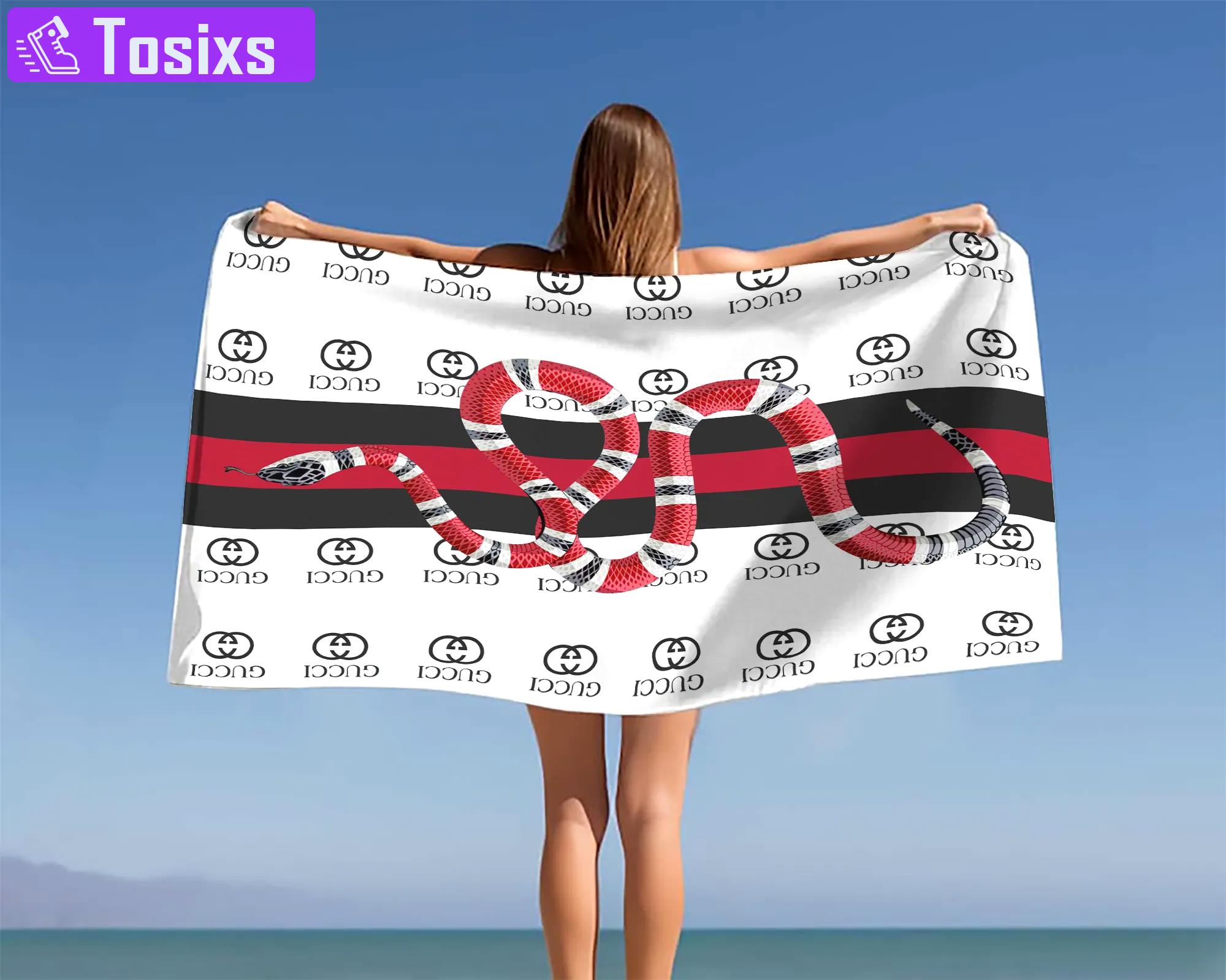 [new] premium gucci beach towel - summer 2025-2026 mrs-ryuj-gc137927