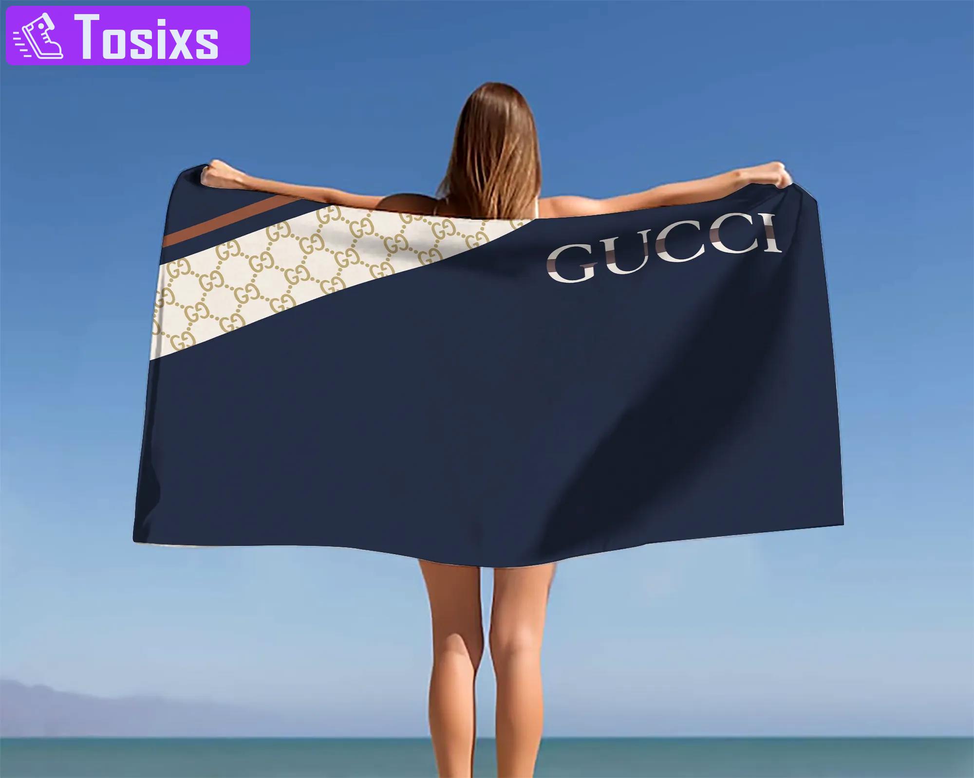 [new] premium gucci beach towel - summer 2025-2026 mrs-ryuj-gc137928