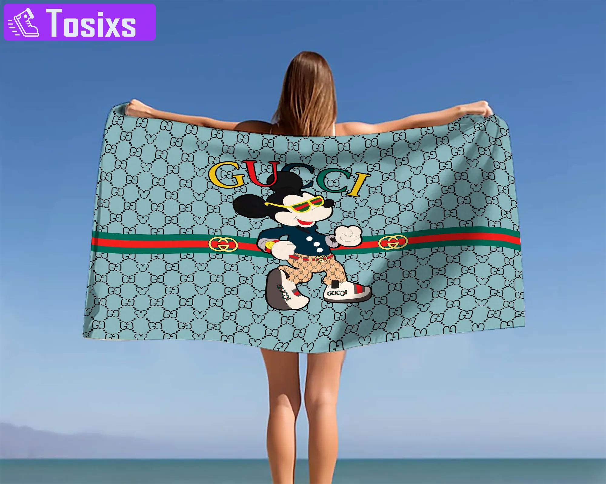 [new] premium gucci beach towel - summer 2025-2026 mrs-ryuj-gc137931