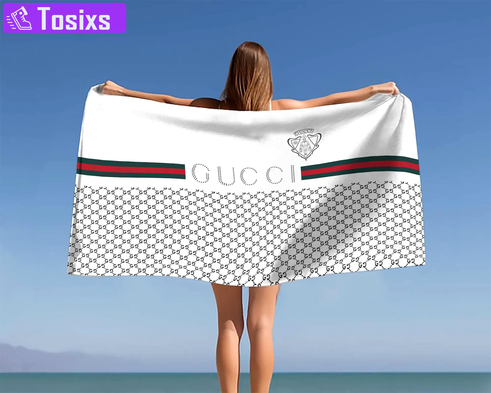 [new] premium gucci beach towel - summer 2025-2026 mrs-ryuj-gc137932