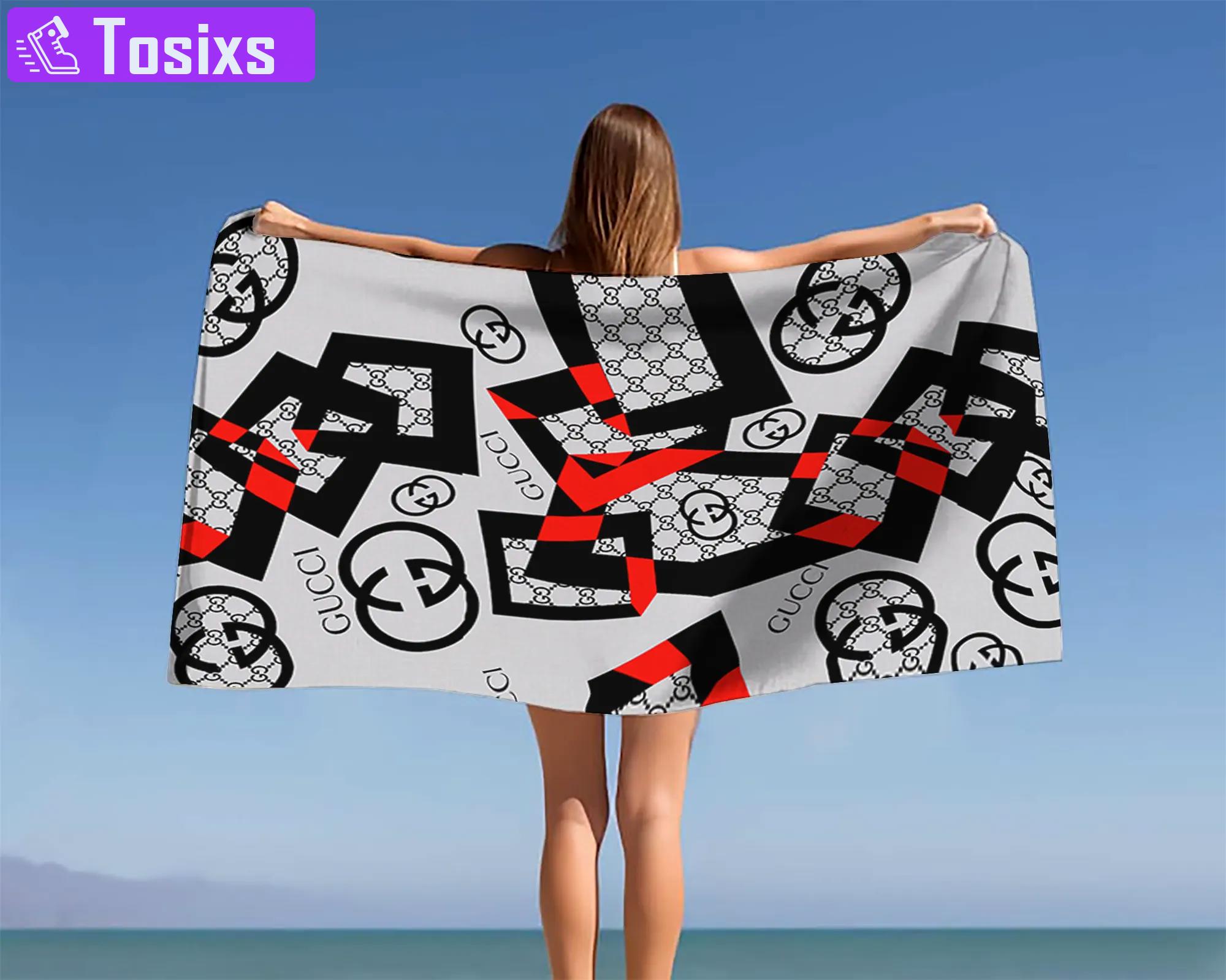 [new] premium gucci beach towel - summer 2025-2026 mrs-ryuj-gc137934