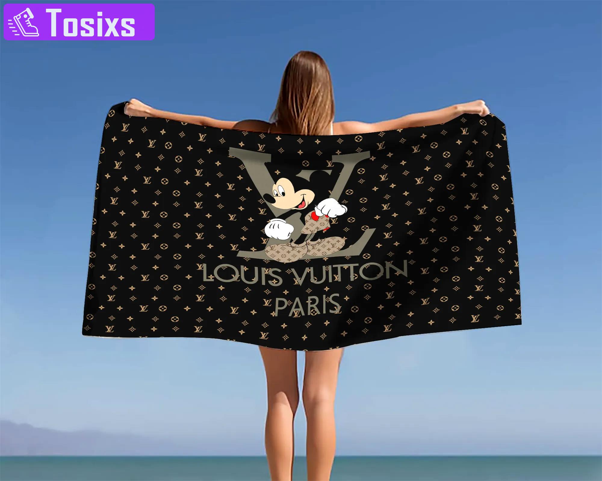 [new] premium louis vuitton beach towel - summer 2025-2026 mrs-ryuj-lv137945 Beach Towel