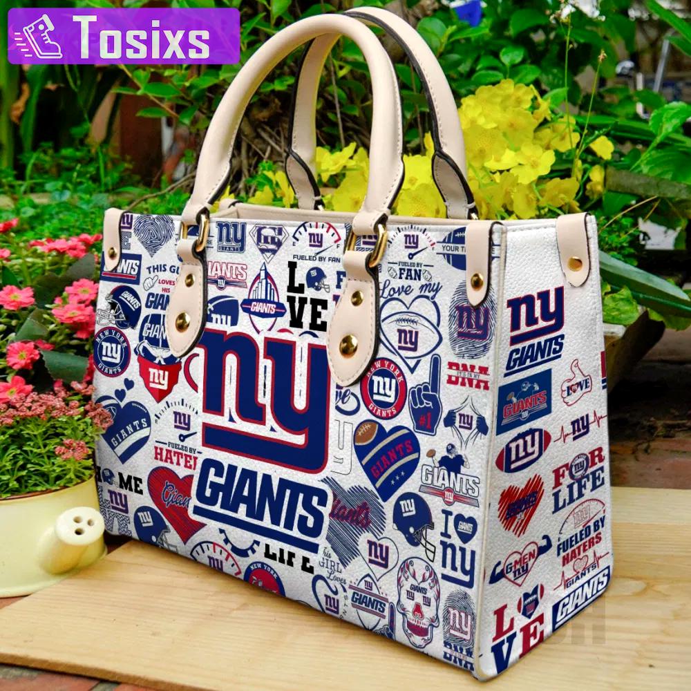 New york giants lover leather bag for women gift 1570 Women Leather Hand Bag