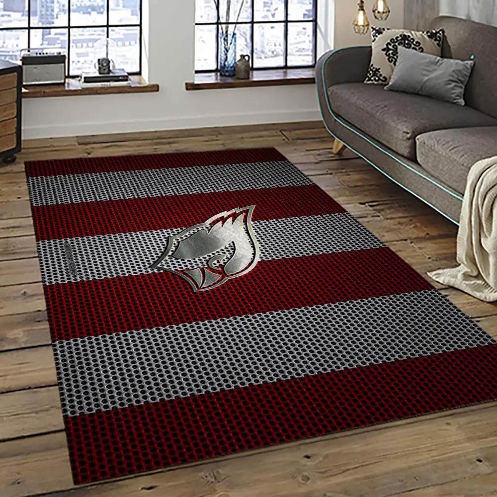 Nfl arizona cardinals football team logo sport carpet rectangle area rug for living room ac78 Rectangle Rug
