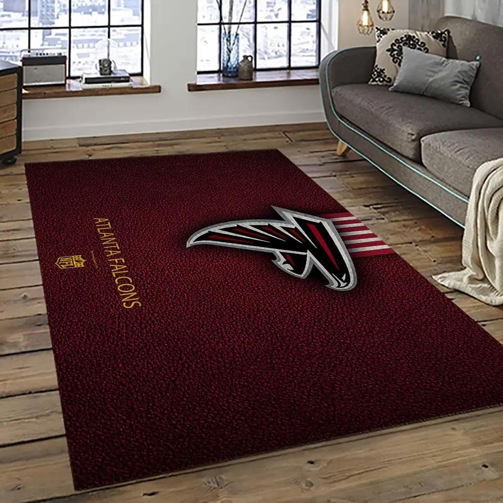 Nfl atlanta falcons football team logo sport carpet area rug home decor best gift for friends atfl18 Rectangle Rug