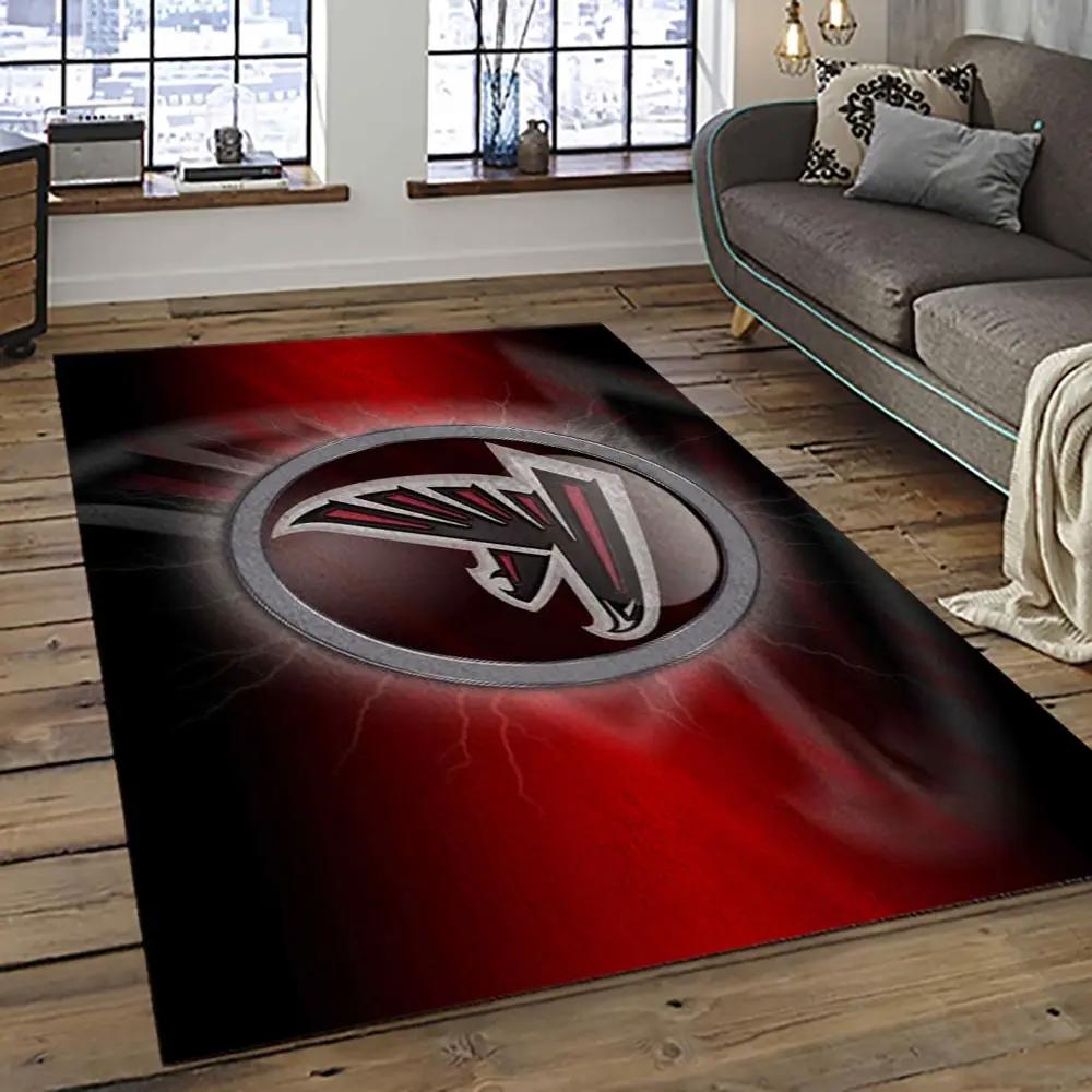 Nfl atlanta falcons football team logo sport carpet area rug home decor best gift for friends atfl28 Rectangle Rug