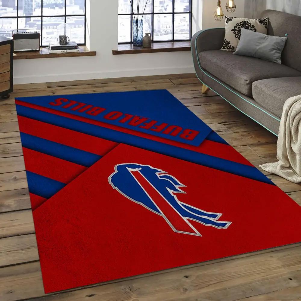 Nfl buffalo bills everlasting football team logo rectangle area rug bb15 Rectangle Rug