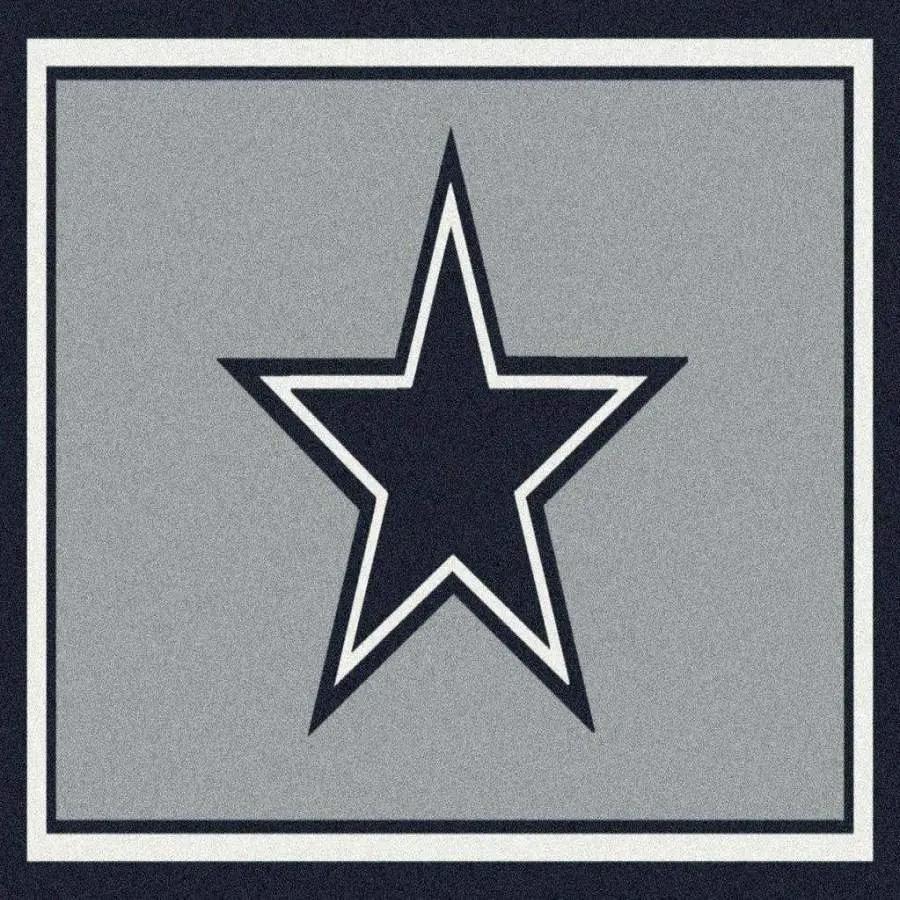 Nfl dallas cowboys ncaa football team logo carpet rug living room 20030372 Rectangle Rug