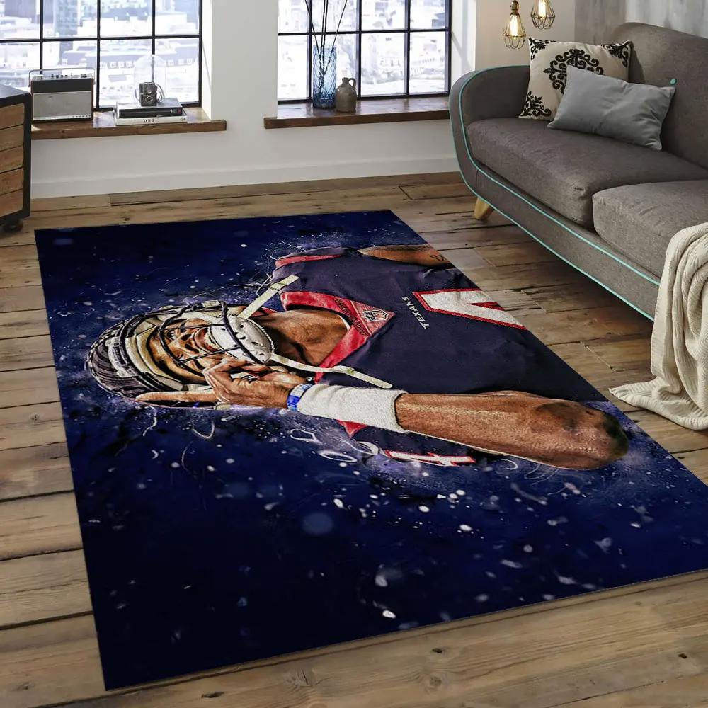 Nfl houston texans football team logo rectangle area rug ht27 Rectangle Rug