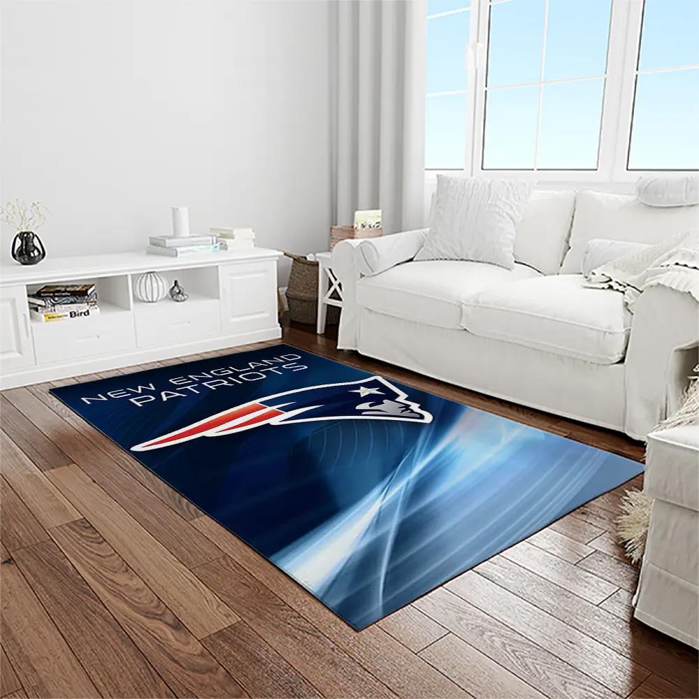 Nfl new england patriots football team logo rectangle area rug nep01 Rectangle Rug