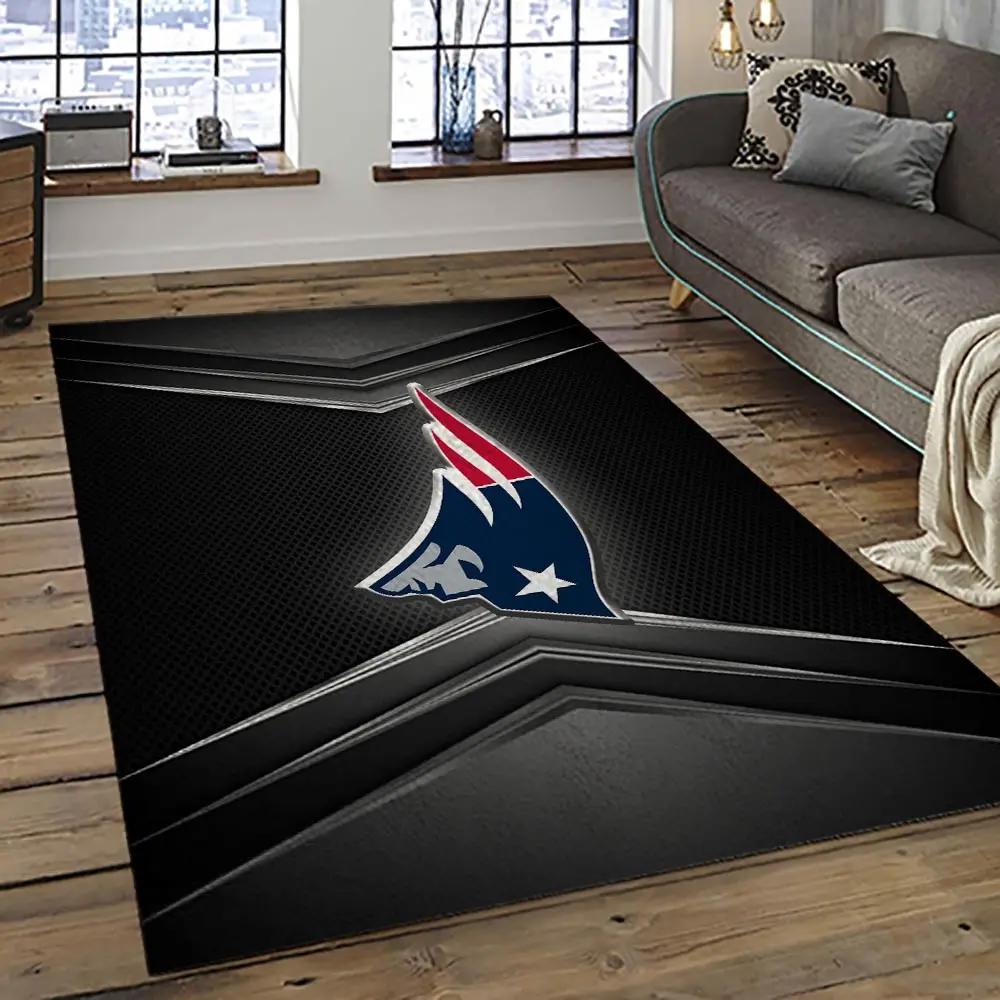 Nfl new england patriots football team logo sport carpet area rug home decor best gift for friends nep46 Rectangle Rug