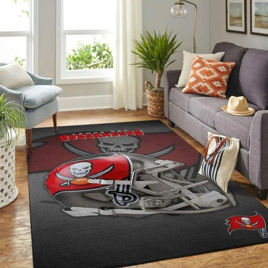 Nfl tampa bay buccaneers area rug living room rug home decor 200305190 Rectangle Rug