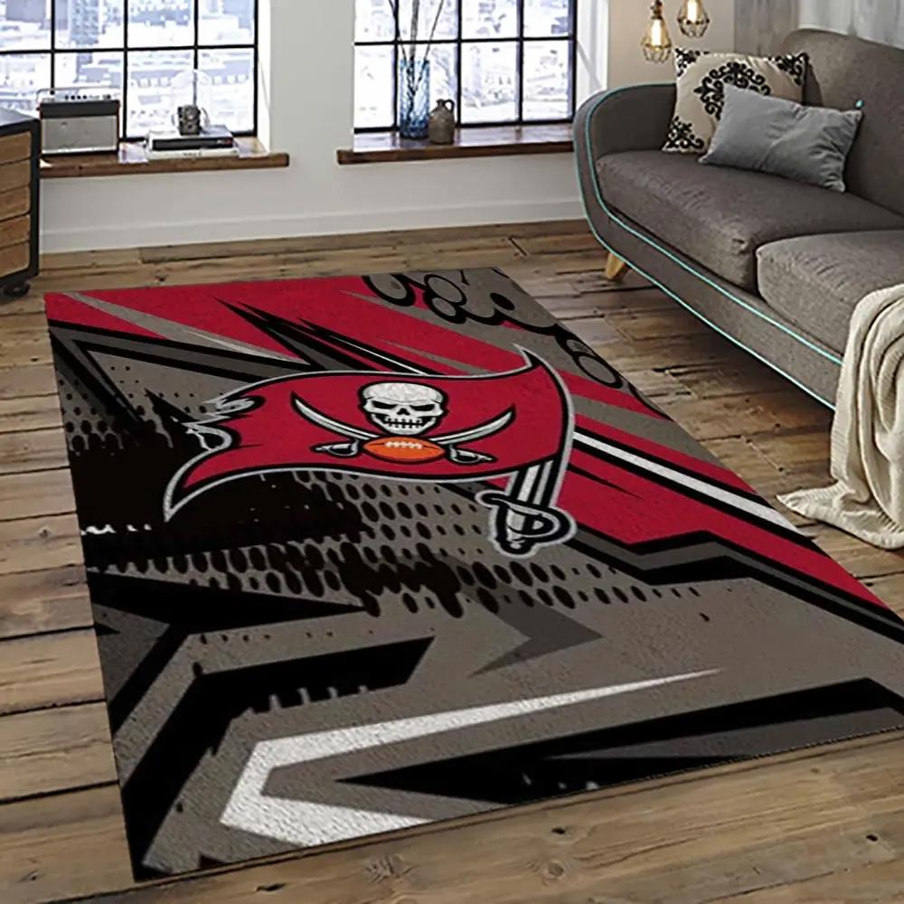 Nfl tampa bay buccaneers football team logo sport carpet area rug home decor best gift for friends tpbb22 Rectangle Rug