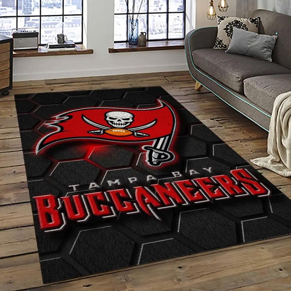 Nfl tampa bay buccaneers football team logo sport carpet area rug home decor best gift for friends tpbb62 Rectangle Rug