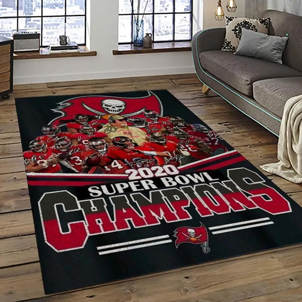 Nfl tampa bay buccaneers football team logo sport carpet area rug home decor best gift for friends tpbb67 Rectangle Rug