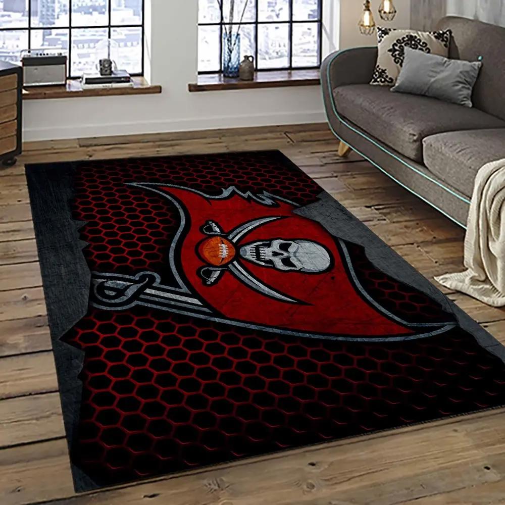 Nfl tampa bay buccaneers football team logo sport carpet area rug home decor best gift for friends tpbb7 Rectangle Rug