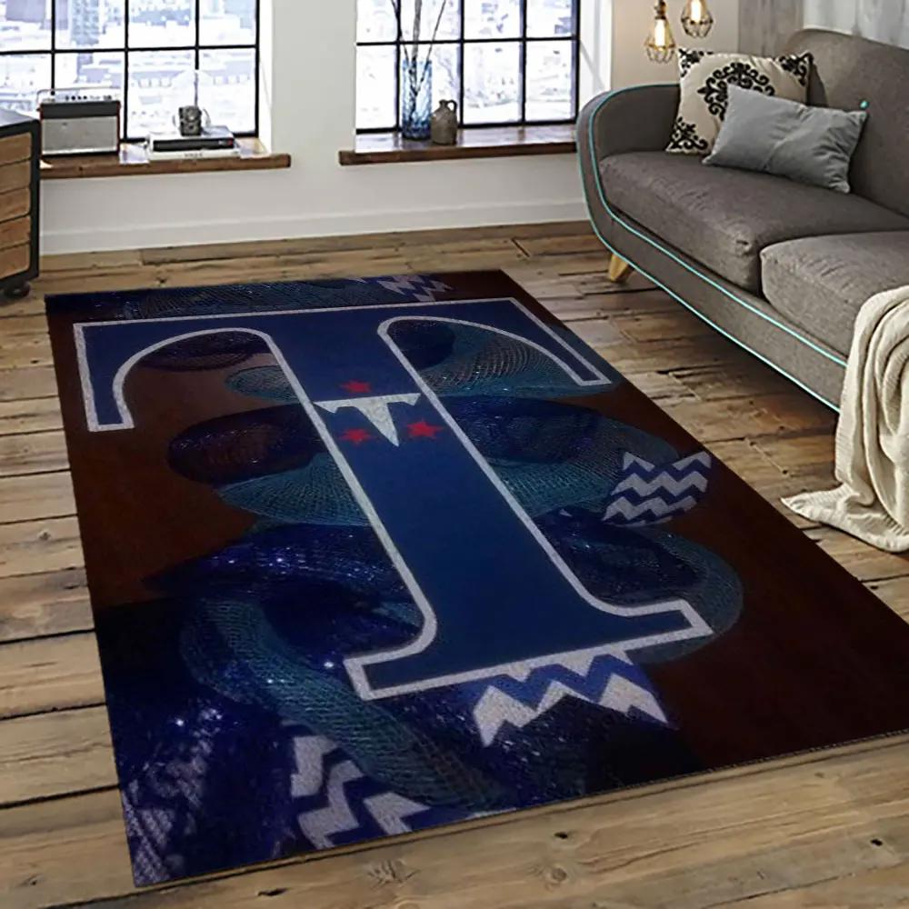 Nfl tennessee titans football team logo sport carpet area rug home decor best gift for friends tt34 Rectangle Rug