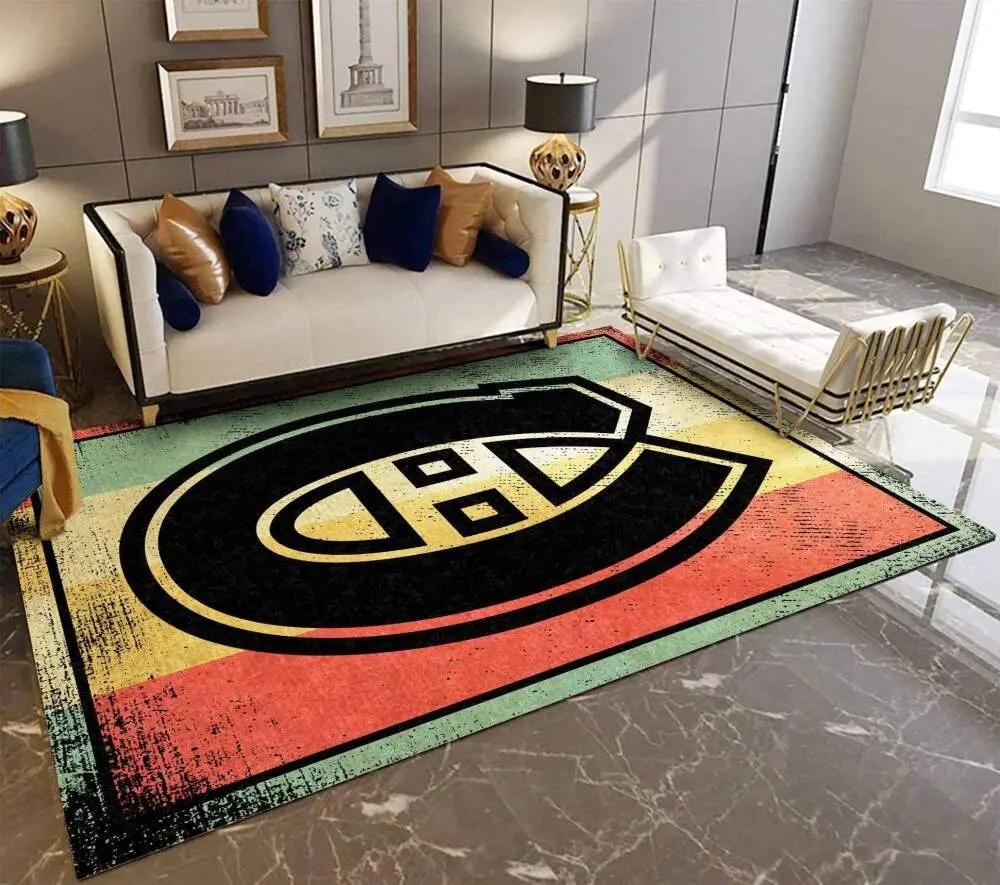 Nhl montreal canadiens camo starter mat accent living room rug dvsw190829 Rectangle Rug