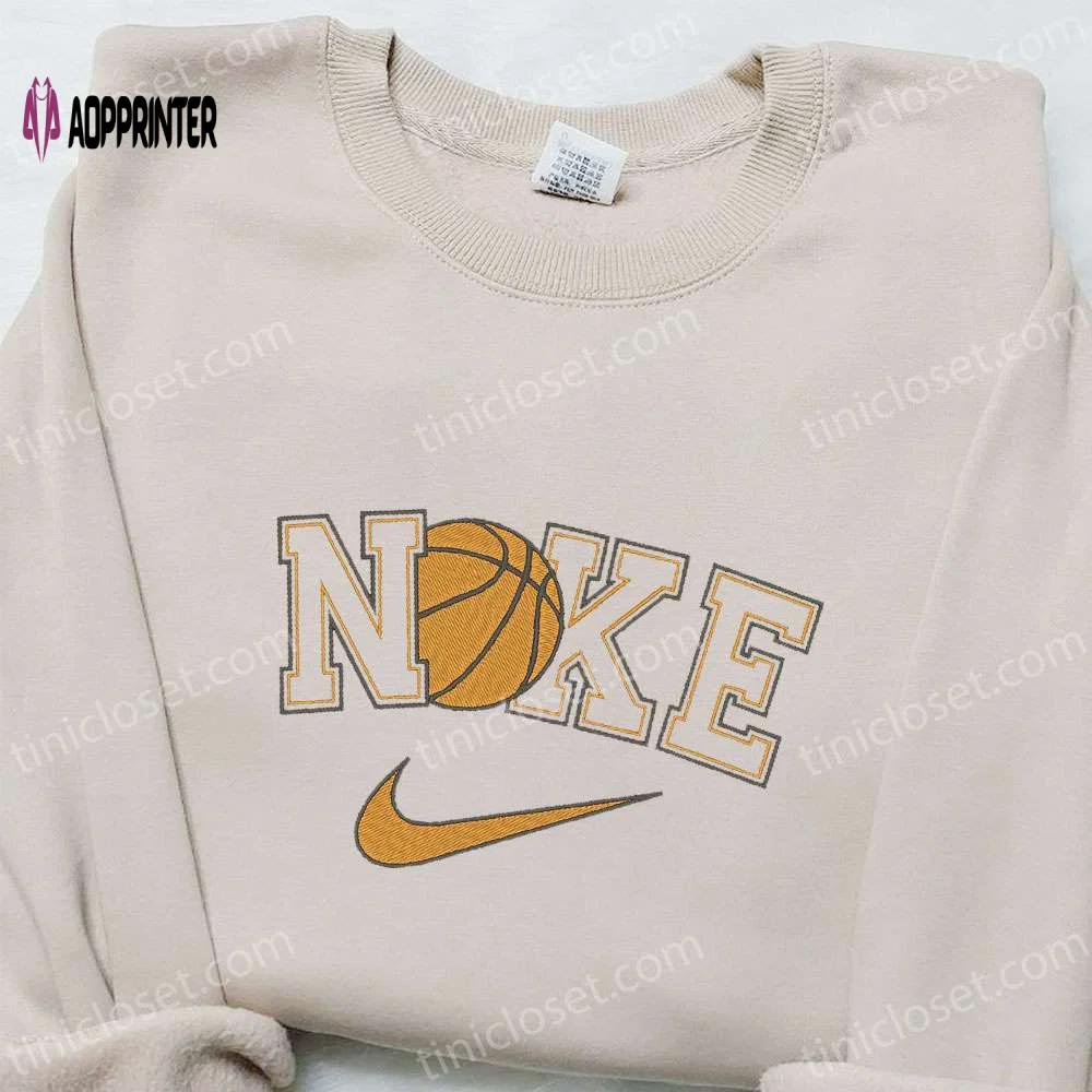 Nike basketball sport embroidered shirt – nba inspired stylish & athletic Embroidered Shirt
