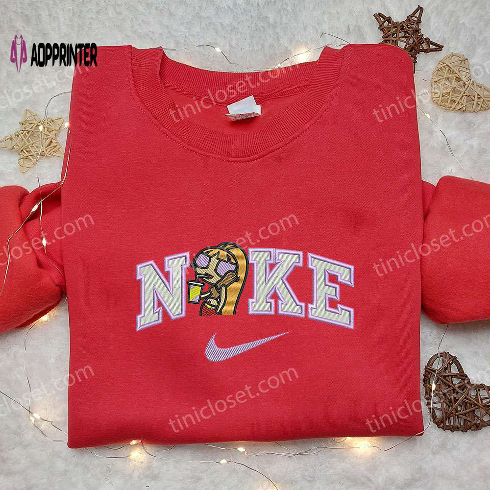 Nike blossom x powerpuff girls embroidered sweatshirt & shirt Embroidered Shirt