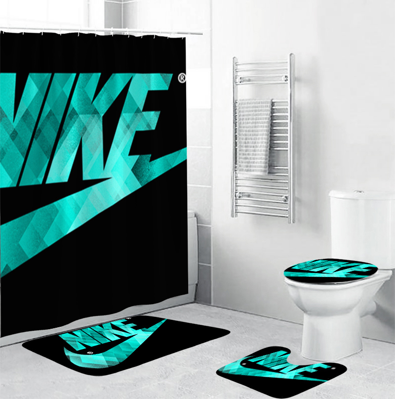Nike turquoise fashion luxury brand premium bathroom set home decor Bathroom Set