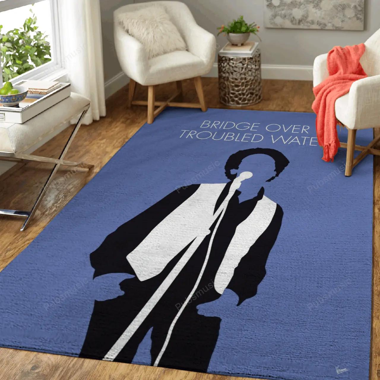 No098 my art garfunkel minimal music artwork minimal music artworks art for fans area rug living room carpet rug regtangle decor home decor Rectangle Rug