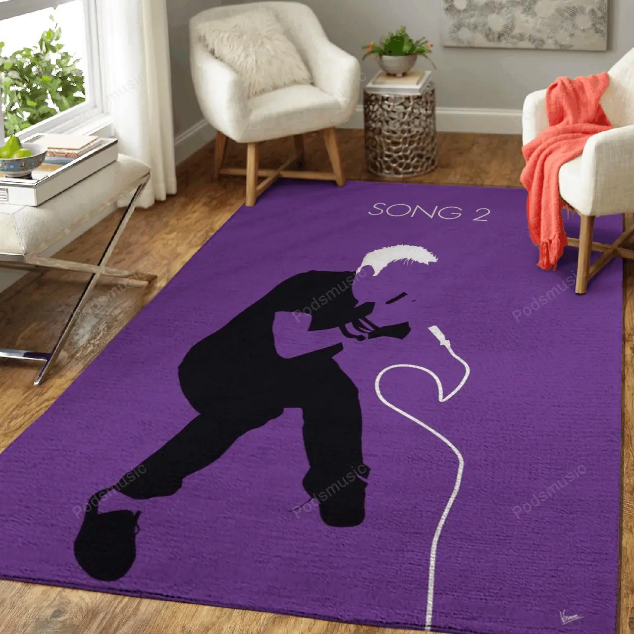 No191 my blur minimal music artwork minimal music artworks art for fans area rug living room carpet rug regtangle carpet floor decor home decor Rectangle Rug