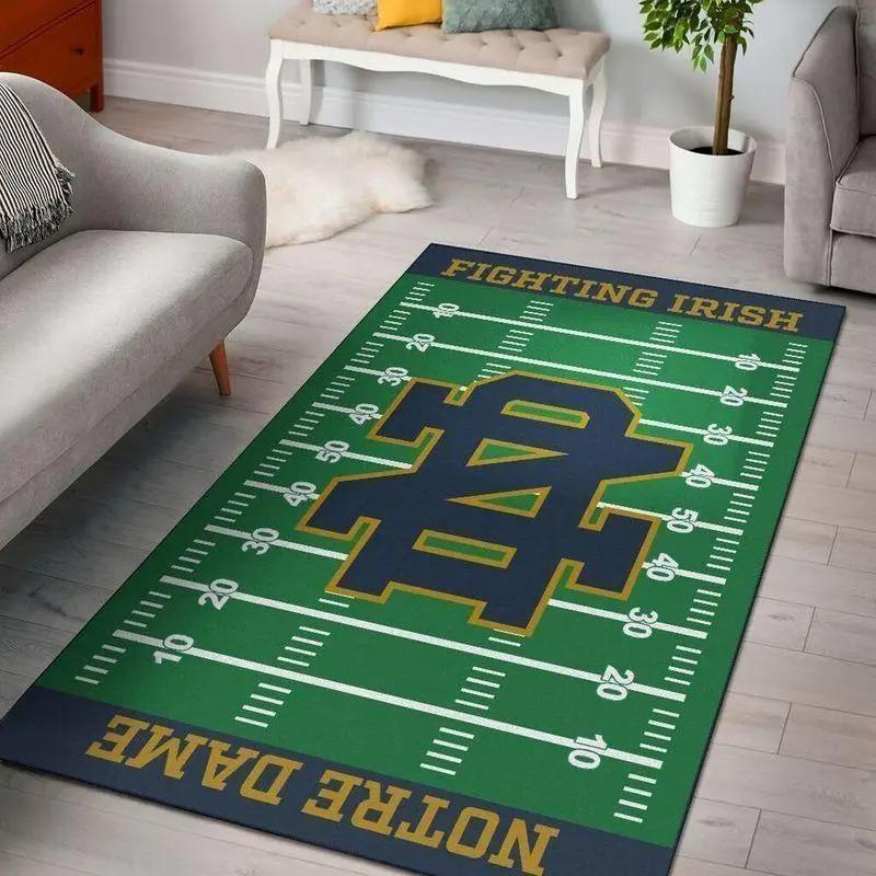 Notre dame fighting irish carpet living room rug regtangle carpet v17231 2 Rectangle Rug
