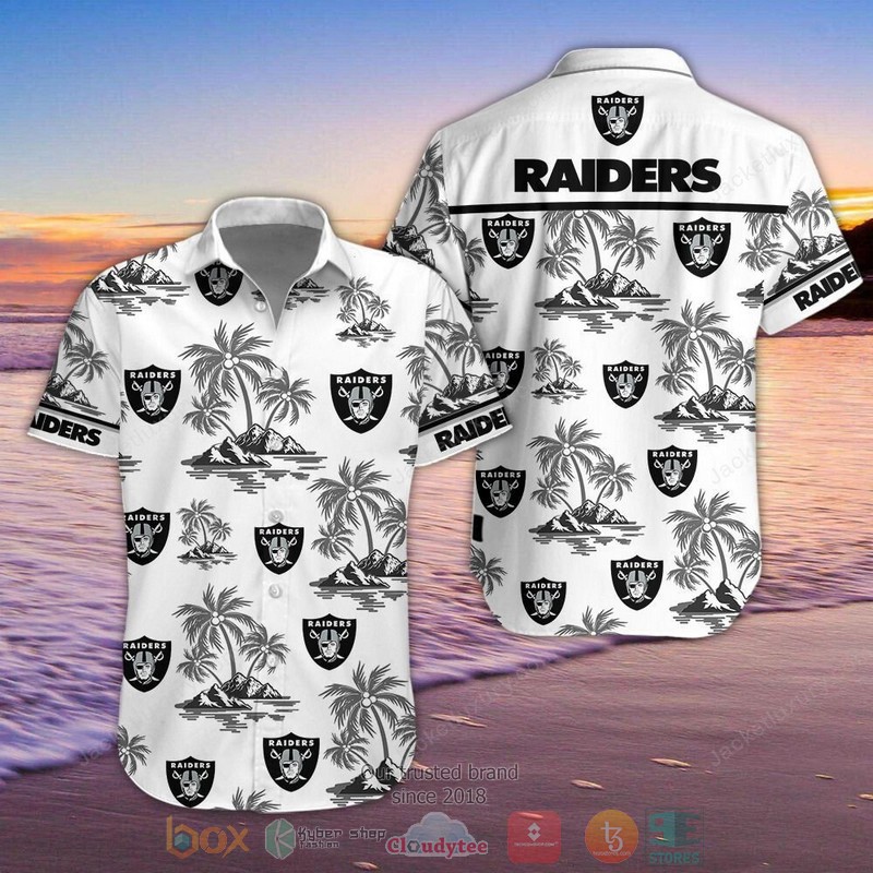 Oakland raiders hawaiian shirt Hawaii Shirt Shorts & Flip Flops