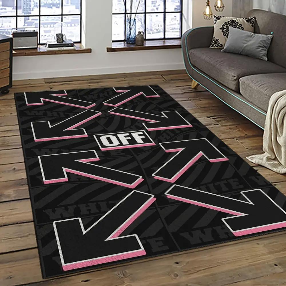 Off white fashion carpet rectangle area rug for living room bedroom decor owt2 Rectangle Rug
